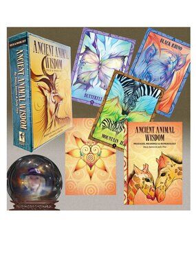Ancient AFRICAN ANIMAL SPIRIT GUIDES 𝟒𝟒 𝐩𝐠 Book+ 38 Cards AUTHENTIC USGS